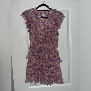 Misa Los Angeles Pink Mini Dress